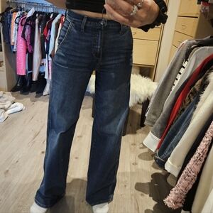 Joe's Jeans Dark Blue Wideleg Women's Jeans